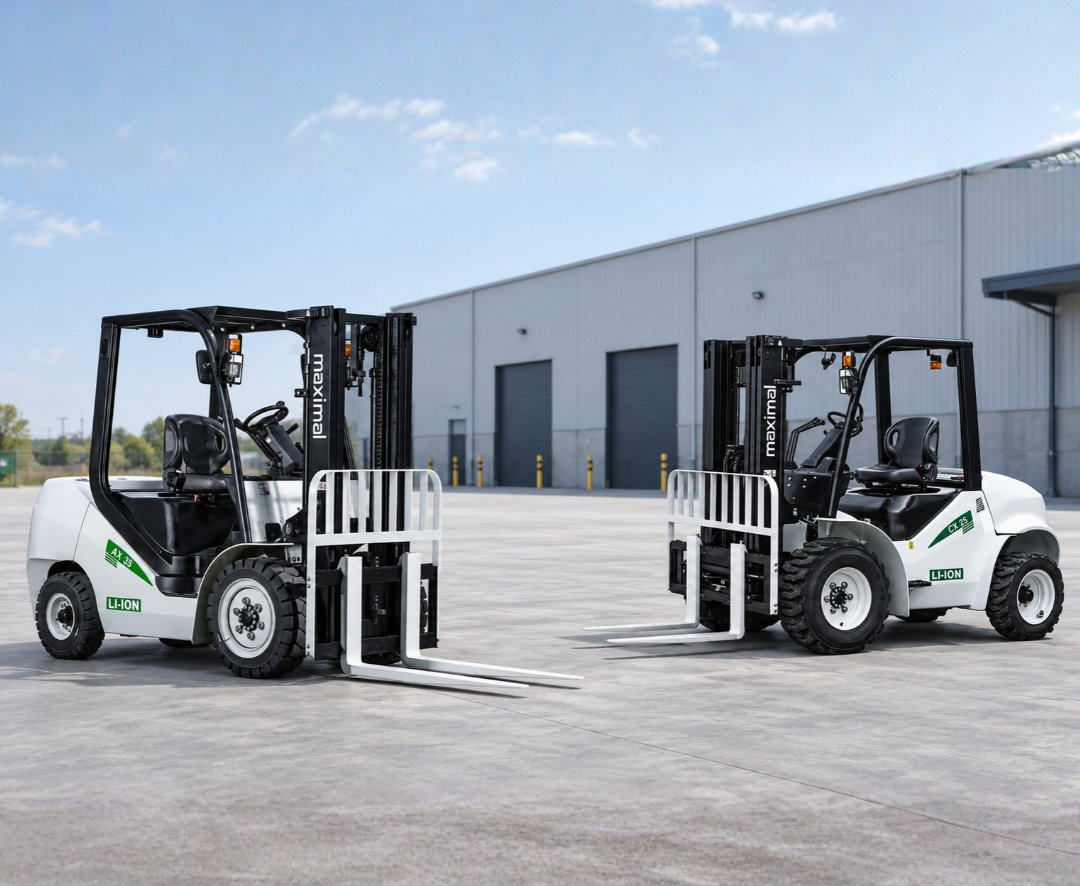 Maximal Lithium FBAX vs FBCX Forklifts FBAX 2.5-3.5T vs FBCX 1.8-3.5T Image